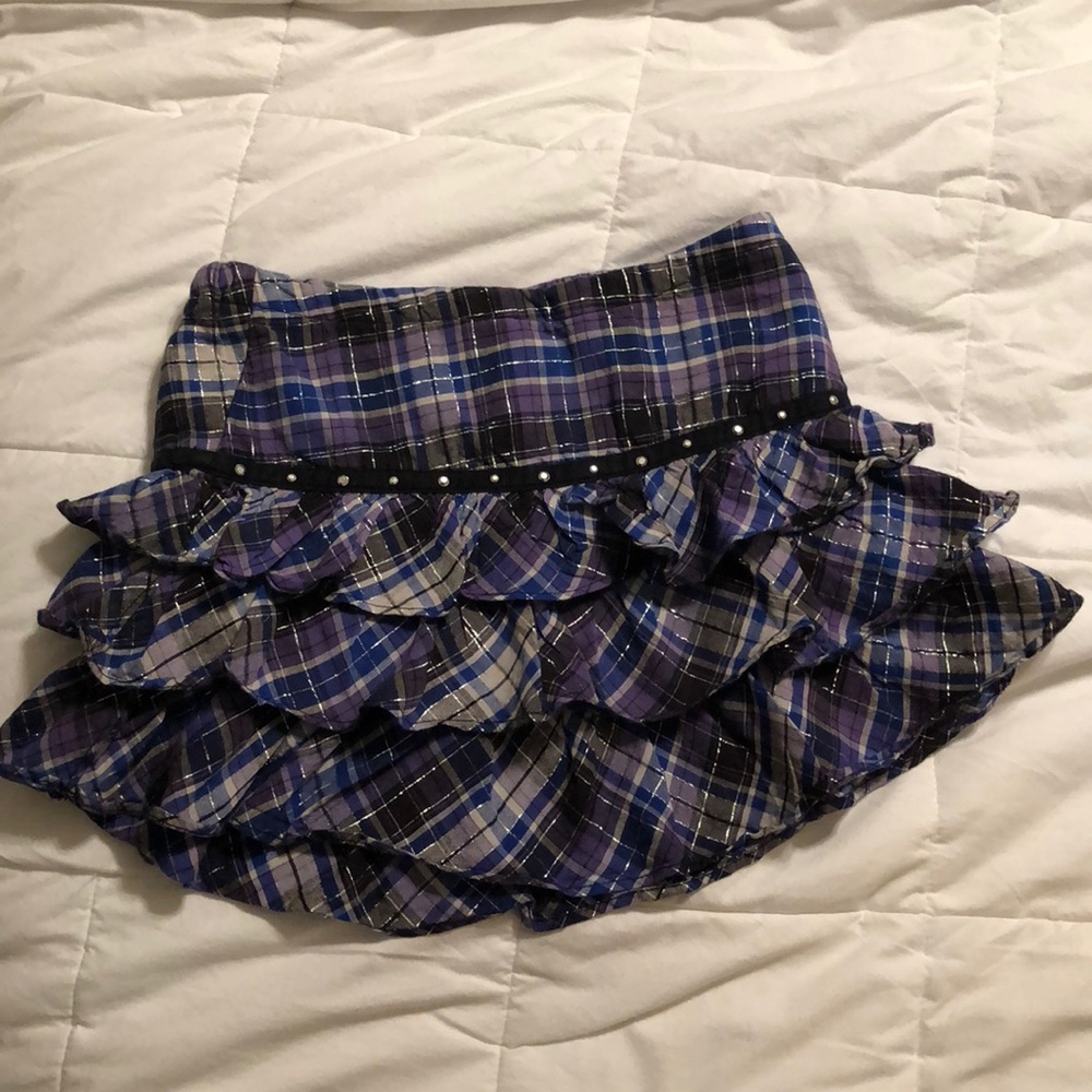 Justice ruffle skirt